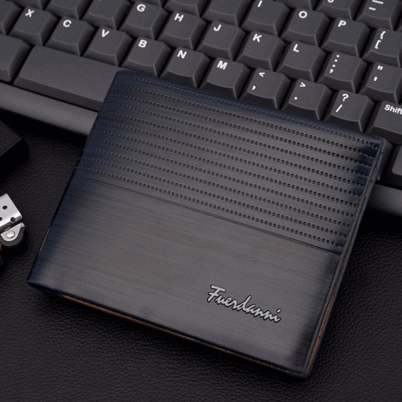 Men's Embossed Multi - Card Wallet - Sanvelier