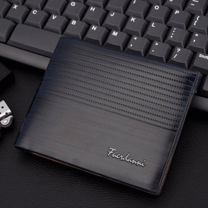 Men's Embossed Multi - Card Wallet - Sanvelier