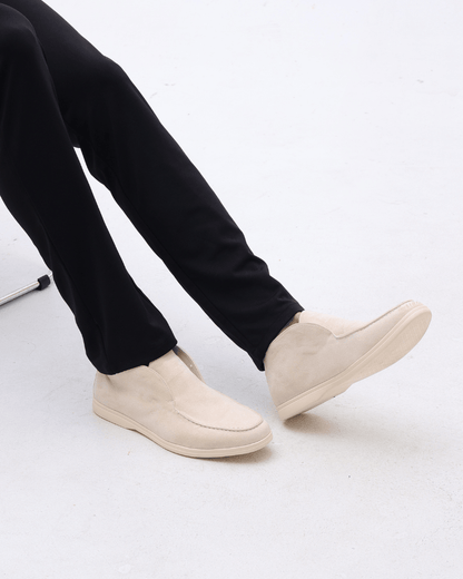 Old Money High Suede Loafers - Sanvelier