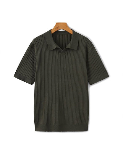 Premium Ribbed Polo - Sanvelier