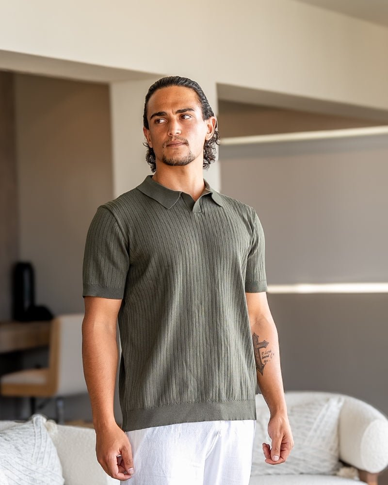 Premium Ribbed Polo - Sanvelier